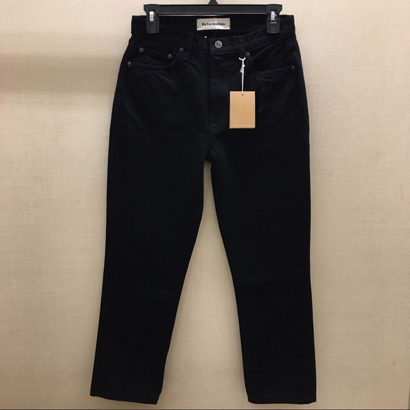 🚫REFORMATION Julia Crop HR Cigarette Jeans🚫 - Picture 4 of 6